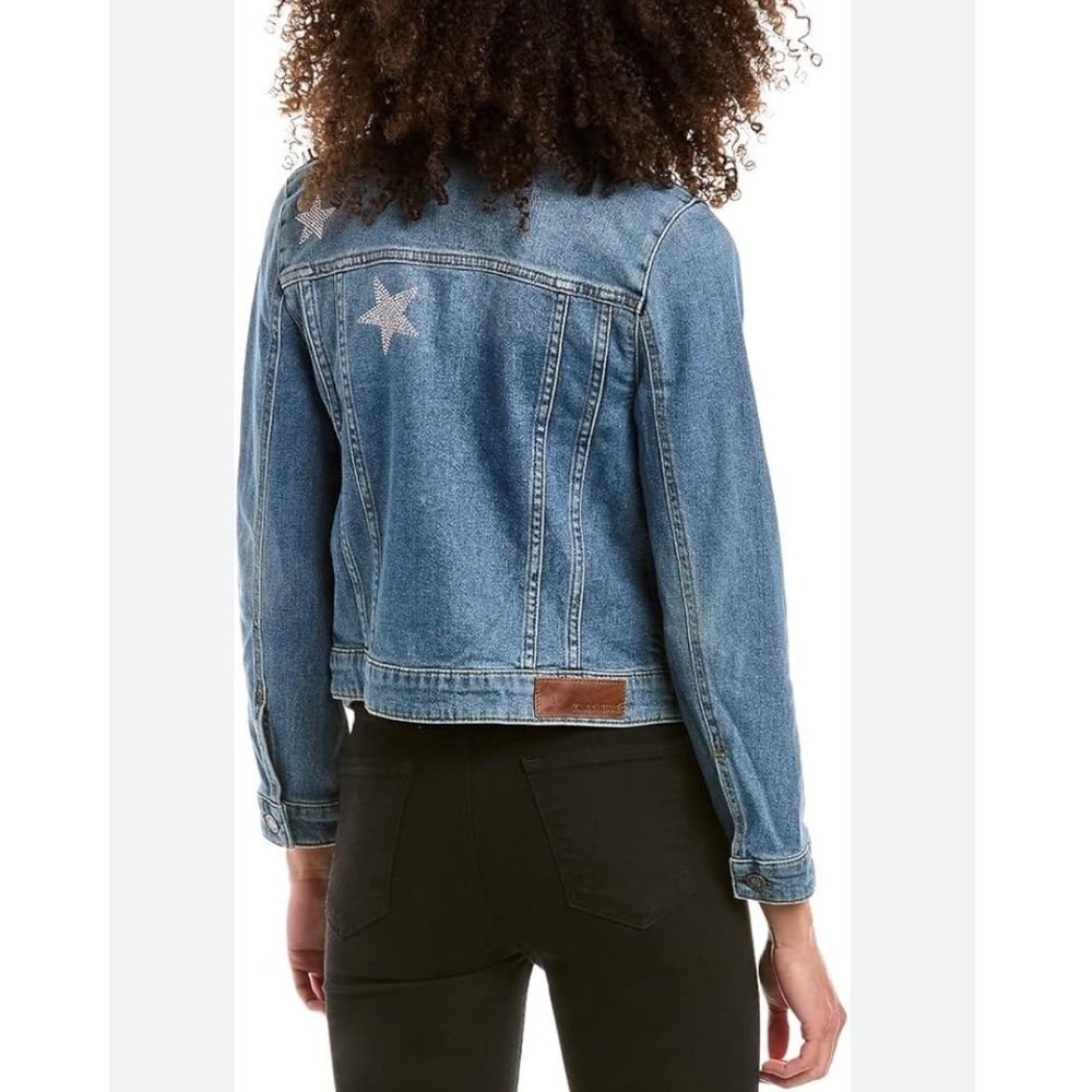 Zadig & Voltaire Star Strass Denim Jacket. - Picture 2 of 14